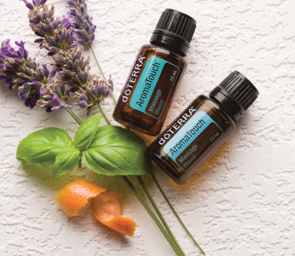 Aplikace olejů na záda